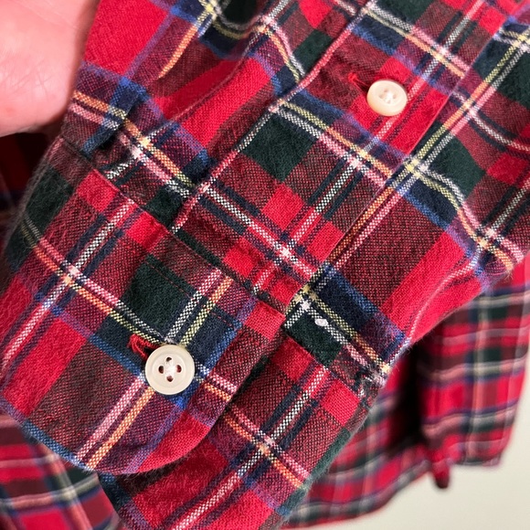 NWOT RALPH LAUREN PLAID FLANNEL BUTTON DOWN SHIRT. SIZE XL - Picture 4 of 8